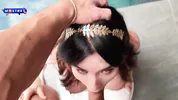 Greek Goddess Reward - Deepthroat and Passionate Fucking till Creampie by the Pool - Sweetie Fox