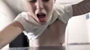 Poured sperm on a slutty stepsister