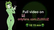 Alien Girl! Drooling, squirting and fucking my alien pussy a lot