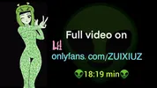 Alien Girl! Drooling, squirting and fucking my alien pussy a lot