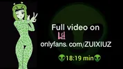 Alien Girl! Drooling, squirting and fucking my alien pussy a lot