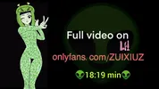 Alien Girl! Drooling, squirting and fucking my alien pussy a lot