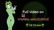Alien Girl! Drooling, squirting and fucking my alien pussy a lot
