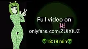 Alien Girl! Drooling, squirting and fucking my alien pussy a lot
