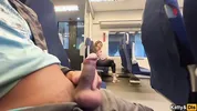 A stranger masturbated and sucked me on the train in public