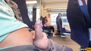 A stranger masturbated and sucked me on the train in public
