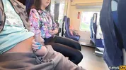 A stranger masturbated and sucked me on the train in public