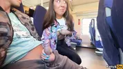 A stranger masturbated and sucked me on the train in public
