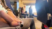 A stranger masturbated and sucked me on the train in public