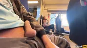 A stranger masturbated and sucked me on the train in public