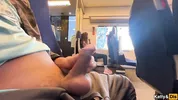 A stranger masturbated and sucked me on the train in public