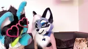 Cheating On My Spouse With Petite IceyFoxx And Cumming In Her During Pool Party (Fursuit Porn)