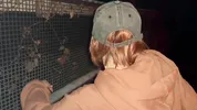 Bisexual Threesome with a Stranger - Outdoor at Night