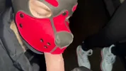 Bisexual Threesome with a Stranger - Outdoor at Night