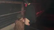 Bisexual Threesome with a Stranger - Outdoor at Night
