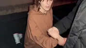 Bisexual Threesome with a Stranger - Outdoor at Night