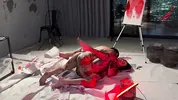I fucked my student in the ass to improve her grade on an art exam; I left her ass full of cum.