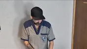 Maintenance man couldn't resist his client!
