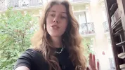 Nomadic Babe Stella Gray Finger Fucks Herself in Madrid