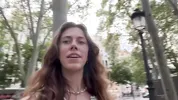 Nomadic Babe Stella Gray Finger Fucks Herself in Madrid