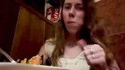 Nomadic Babe Stella Gray Finger Fucks Herself in Madrid