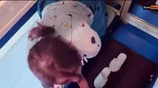 Horny teen get milkywayed on a train trip