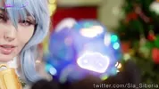 Merry Christmas with creampie for sweet Ganyu Sia Siberia
