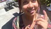 4’9 desi girl MiaZ gets fucked and creampie on first date