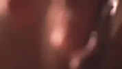 My wife's pussy gets a warm creampie inside. Extremely detailed