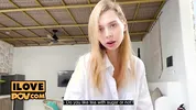 Anal fuck with vacation cutie CaliforniaBabe in POV
