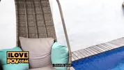 Anal fuck with vacation cutie CaliforniaBabe in POV