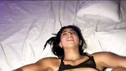 My gorgeous, slightly eccentric Latina stepsister refuses to wear panties in my bed.