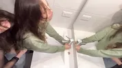 Sex in the bathroom at a party