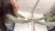 Sex in the bathroom at a party