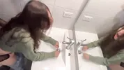 Sex in the bathroom at a party