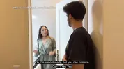 MY BEST FRIEND'S BOYFRIEND CUMMED ON MY BUTT AND IT MADE HER HORNY (ENGLISH SUBTITLES)