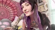 Petite & Tattooed Jerk Off Instructions JOI by Hellcat (in a cast)