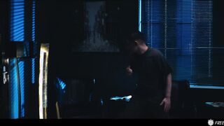 Rude HR Boss Frozen In Time - Interracial Threesome Facial & Hard Rough Sex