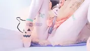 little halloween princess is a horny slut