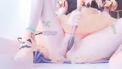 little halloween princess is a horny slut