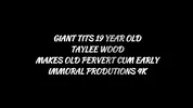 Giant Tits 19-year-old Taylee Wood Makes Old Pervert Cum Early – Immoral Productions 4k