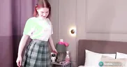 College Girl Vivi Rides Her Dildo and Cums Hard After Class