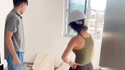 The construction worker has sex with a young, novice female engineer. julianapalvin