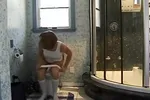 Horny redhead slut wakes her husband up to fuck her pussy