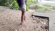 Sex on the street with a super hot Colombian