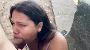 Sex on the street with a super hot Colombian