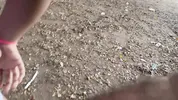 Sex on the street with a super hot Colombian