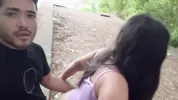 Sex on the street with a super hot Colombian