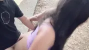 Sex on the street with a super hot Colombian