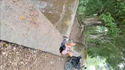 Sex on the street with a super hot Colombian